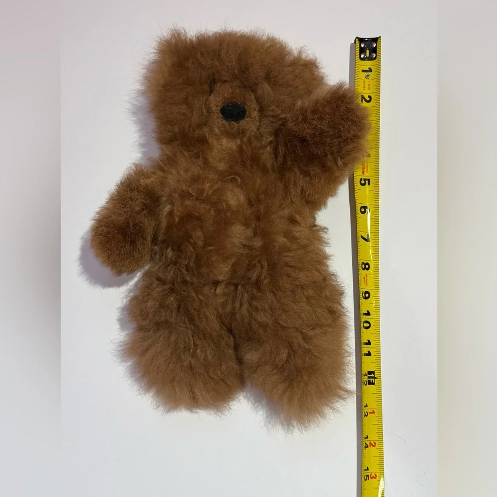 Real Alpaca Fur Teddy Bear - Picture 3 of 4
